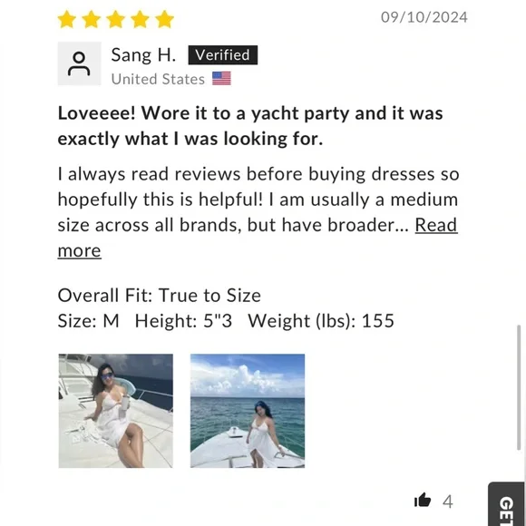 Backless Criss Cross Split Midi Dress Commense size M light pink blush CM6 NWT - Picture 3 of 6